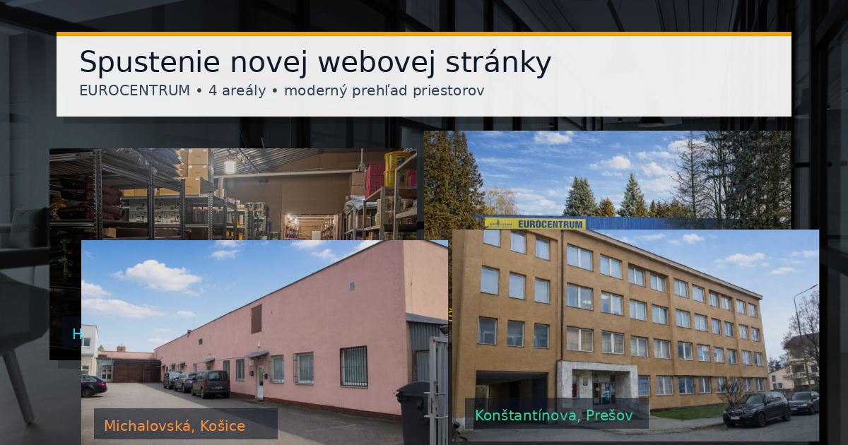 Spustenie novej hlavnej webovej stránky EUROCENTRUM